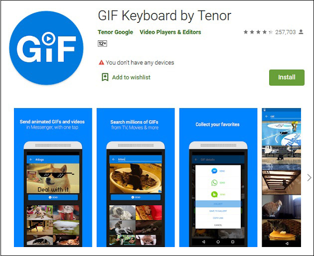 GIF Keyboard by Tenor - Apps on Google Play