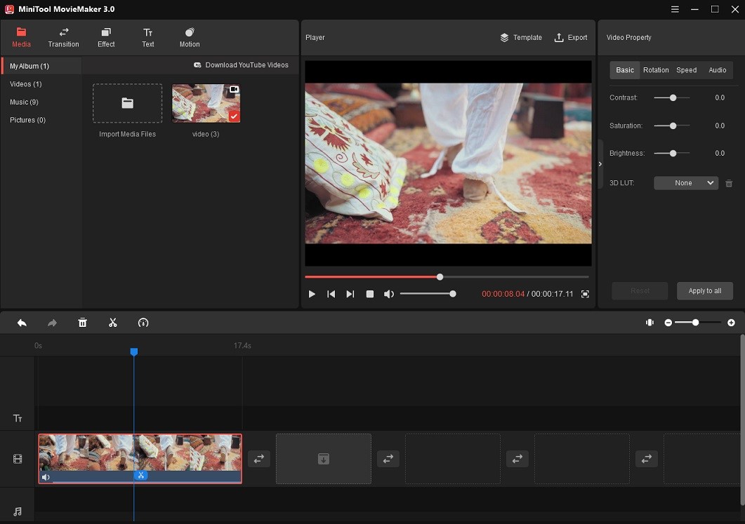 how to split a video on imovie mac