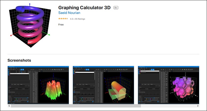 Graphing Calculator 3D 