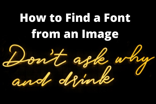 how to find a font from an image