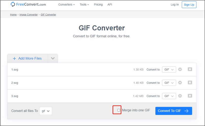 Converter SVG em GIF Grátis e Online 