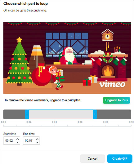 Create embeddable GIFs – Vimeo Help Center