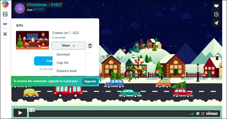 Create embeddable GIFs – Vimeo Help Center