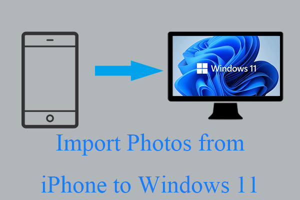 Import Photos/Videos from iPhone/iPad/iPod to Windows 11