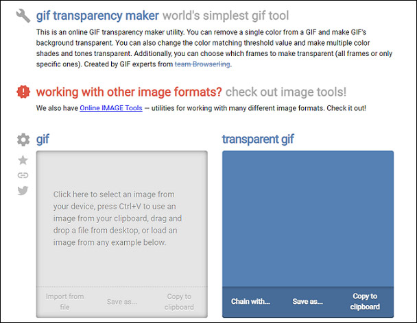 Create a Transparent GIF – Online GIF Tools