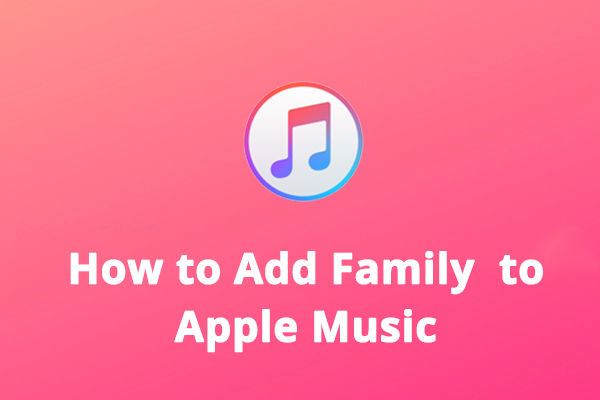 how to add family to my apple music account