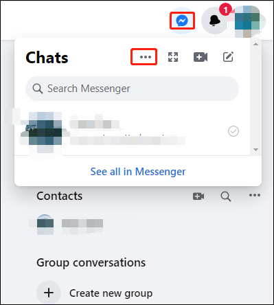 open chat settings