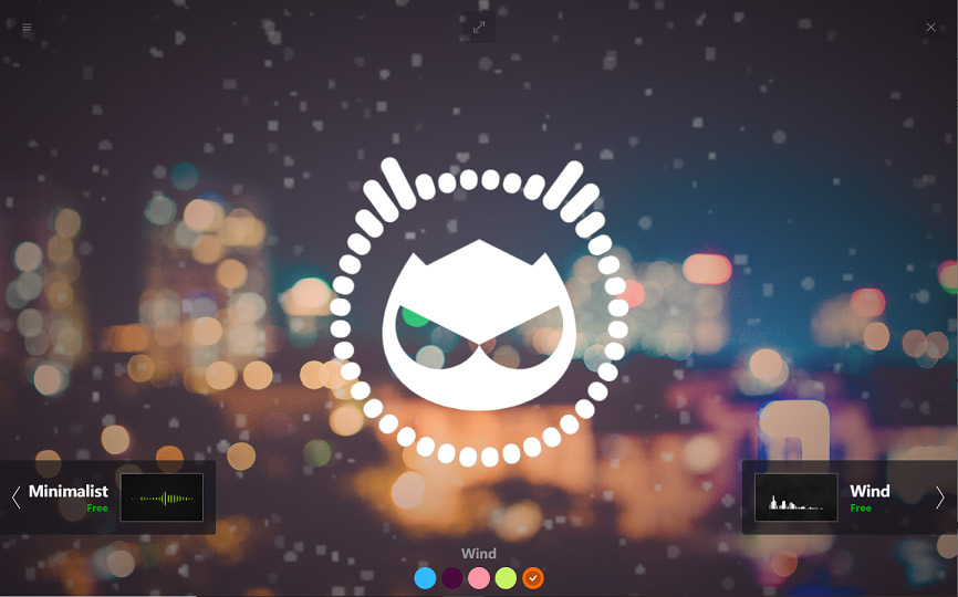A Minimalist Display Showing What's Playing on Spotify