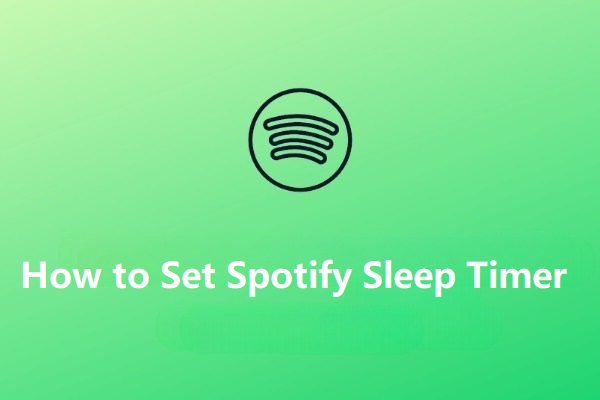 sleep timer in spotify