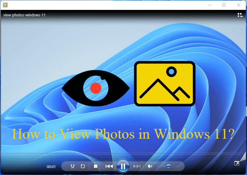view photos by Windows Media Player
