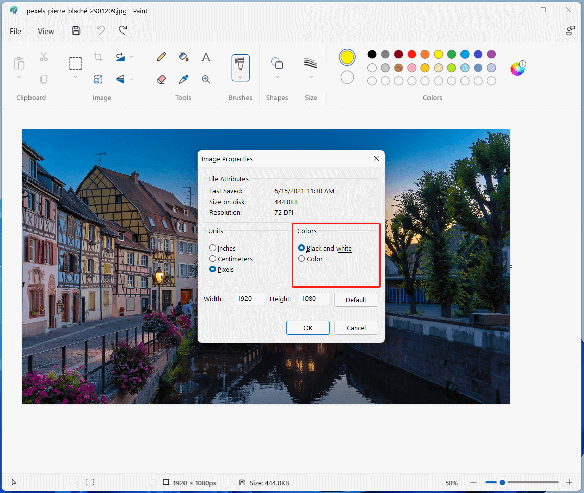 Make Mouse Pointer color to red, solid black, etc, in Windows 11/10