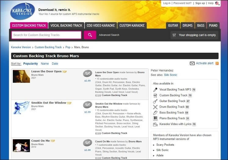 Top 6 sites KaraokeSongsDownload [Kostenlos und Bezahlt