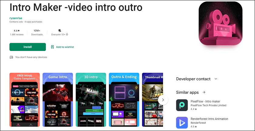 Top 5 Free Gaming Intro Video Maker Apps for iOS or Android Devices