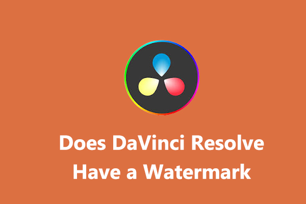does davinci resolve have a watermark