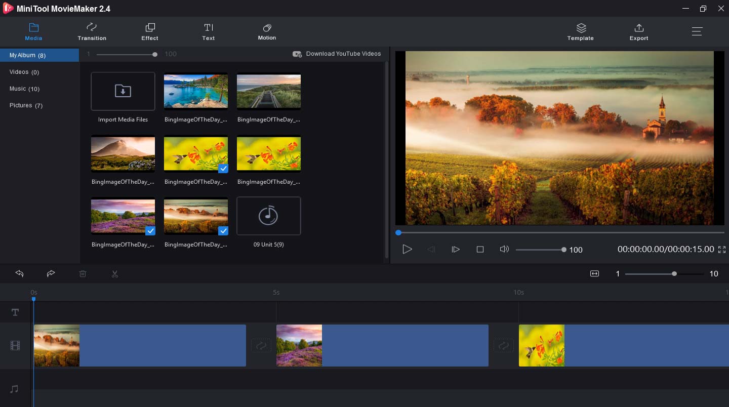 Windows 10 Diashow Eine Diashow erstellen Windows 10 MiniTool MovieMaker