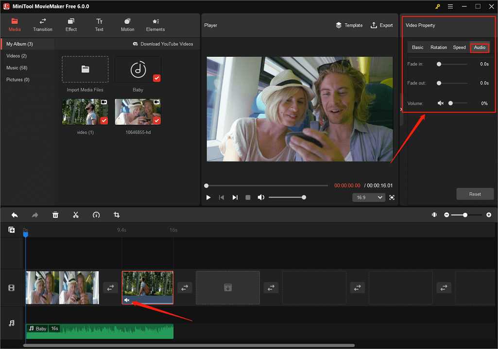 fix peaking audio for embedded sound