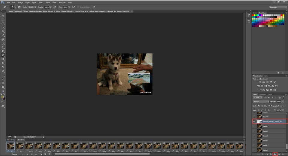 Photoshopを使用する
