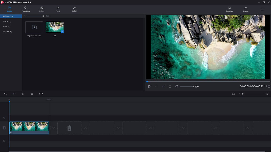 MiniTool MovieMaker